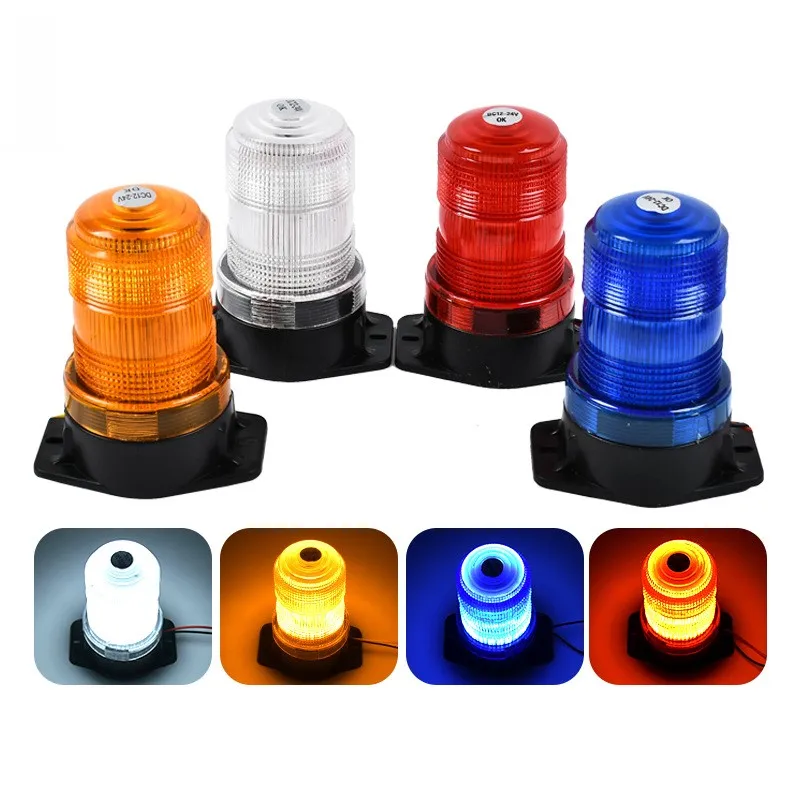 Overhead crane warning light