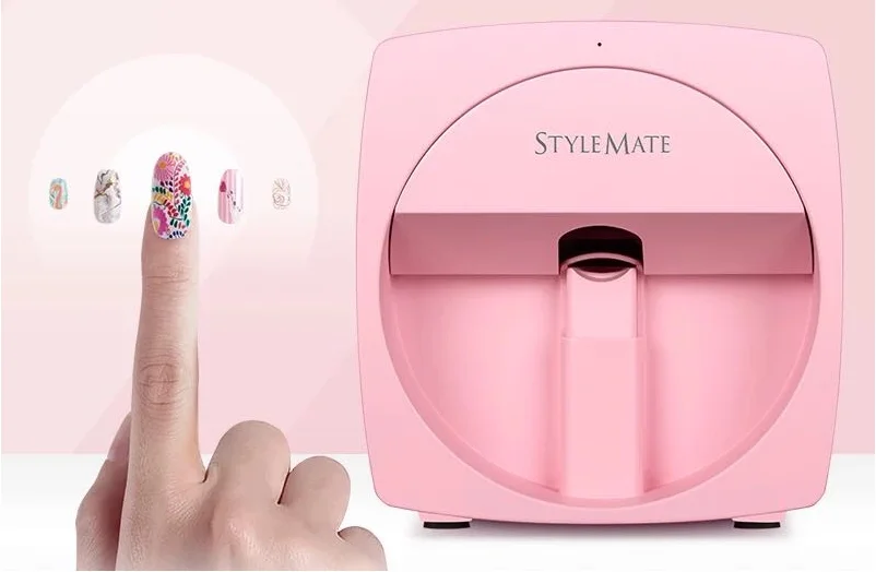 2020 New O2Nails STYLEMATE Mobile Nail Printer Machine Nails Art Printing Equipment