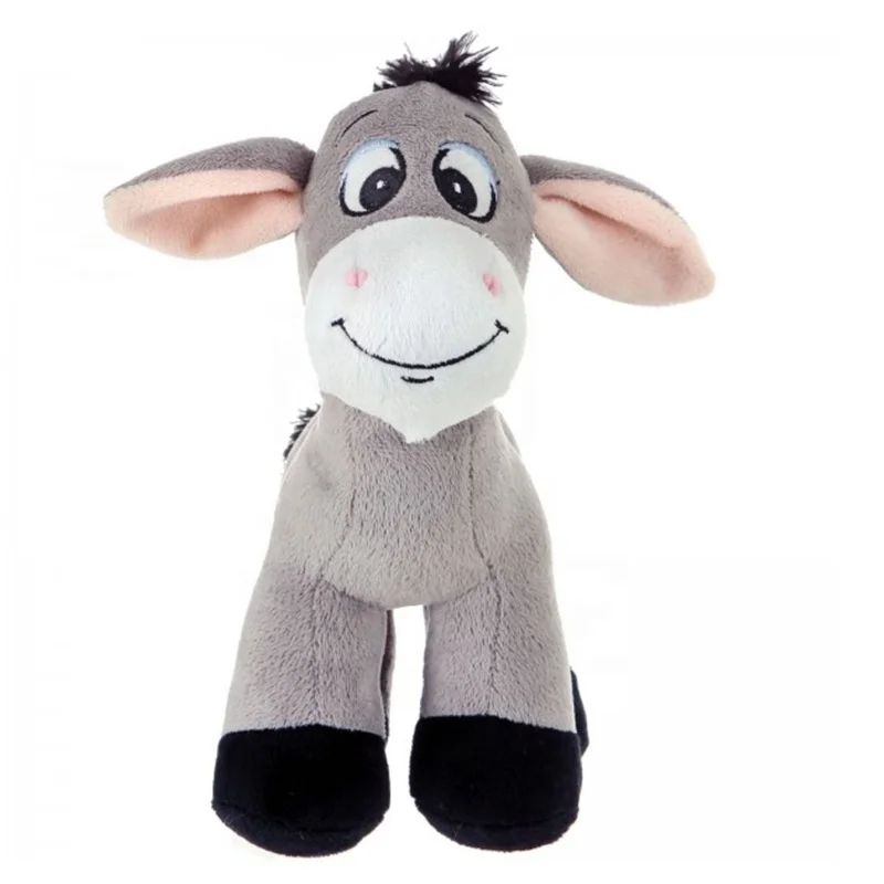 2023  NEW design hot sale Custom Embroidered Toy  Plush Donkey soft stuffed animal toys