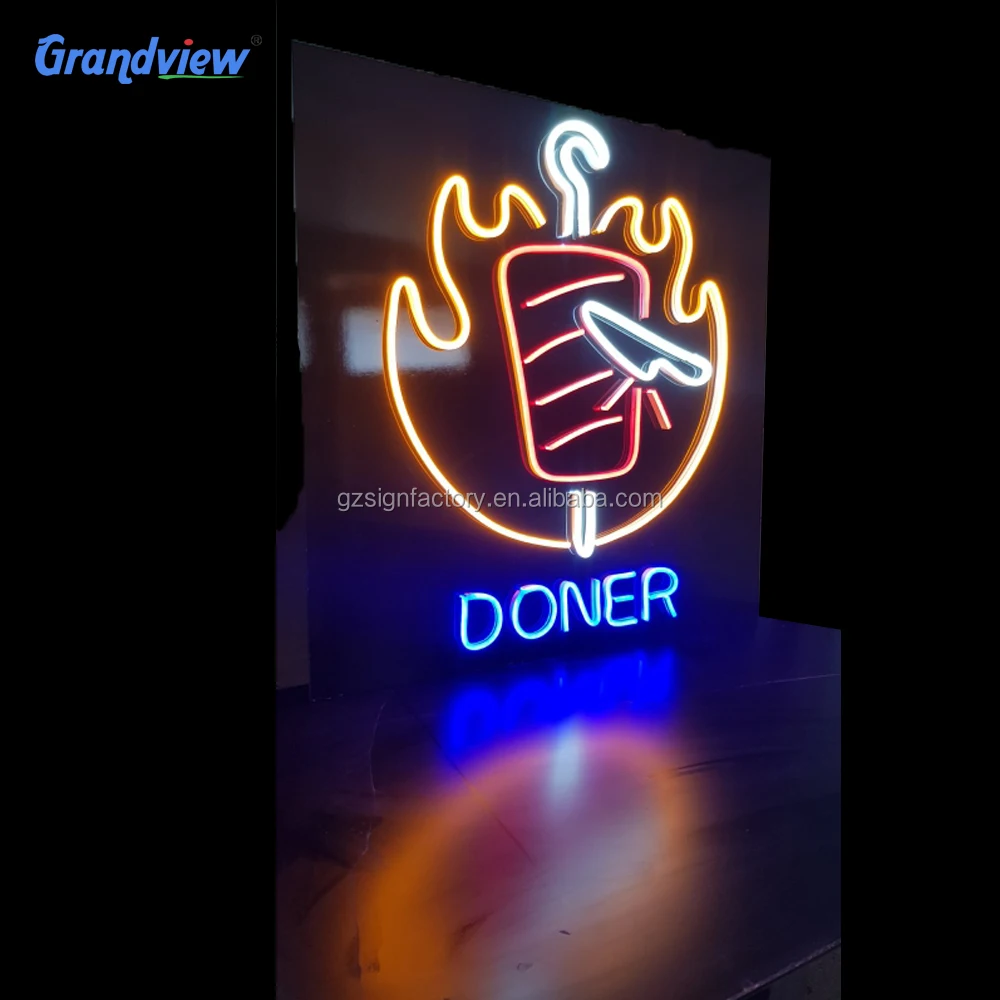 OEM Custom LED Neon retractable sign Bendable neon wall LED lighting and circuit design DC 12V