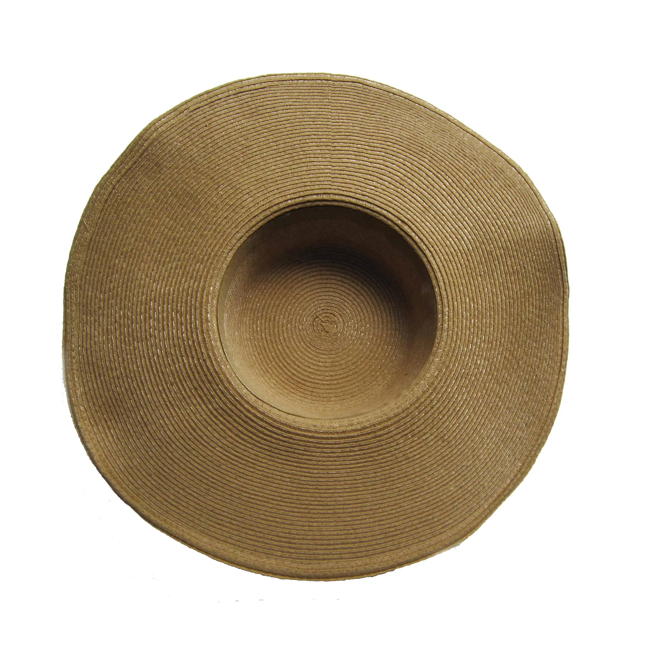 Custom Fashion Straw Hat Bands Wide Brim High Quality Straw Beach Hat for Women