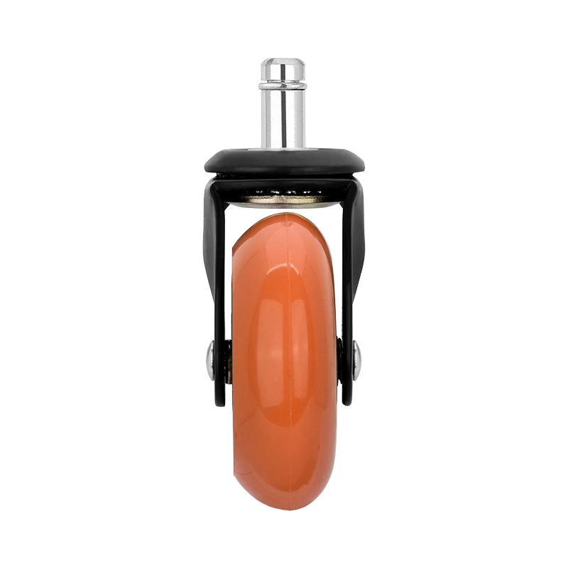 Universal PU Office Chair Furniture Caster 3 Inch Swivel Wheels Office Chair Caster Wheels for Office New Type of Bracket