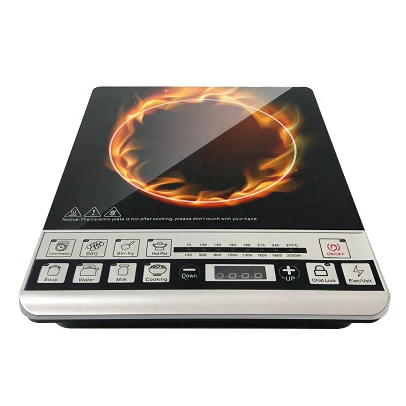 Factory supply single 2000W electric induction cookers hot plate