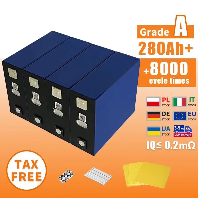 ЕС PL Stock Hithium 3 2 В 280Ah lifepo4 батарейный элемент 300AH 302AH 314AH 320AH 340AH энергосистема литий-ионный аккумулятор