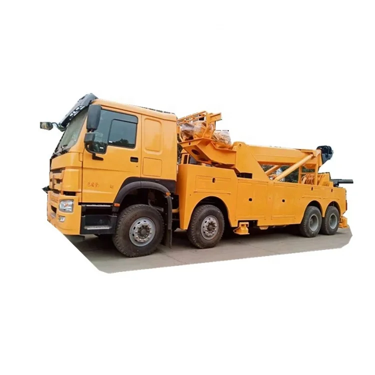  Тяжелый спасательный грузовик Howo эвакуатор тягач-тягач 4x6x4