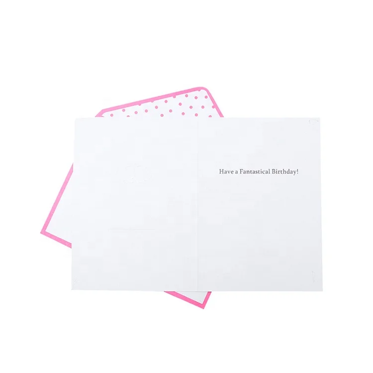 Free Samples Invitations Handmade Card, Foil Happy Birthday Greeting Cards With Gems
