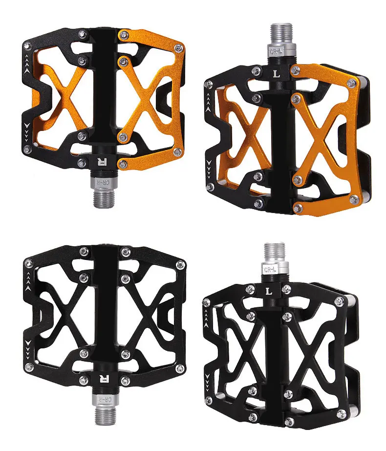 2024 new NT Ultralight 3 Bearing Mountain Bike Pedals BMX Bicicleta Accessories-Durable Steel Grips Nylon Plastic Originating