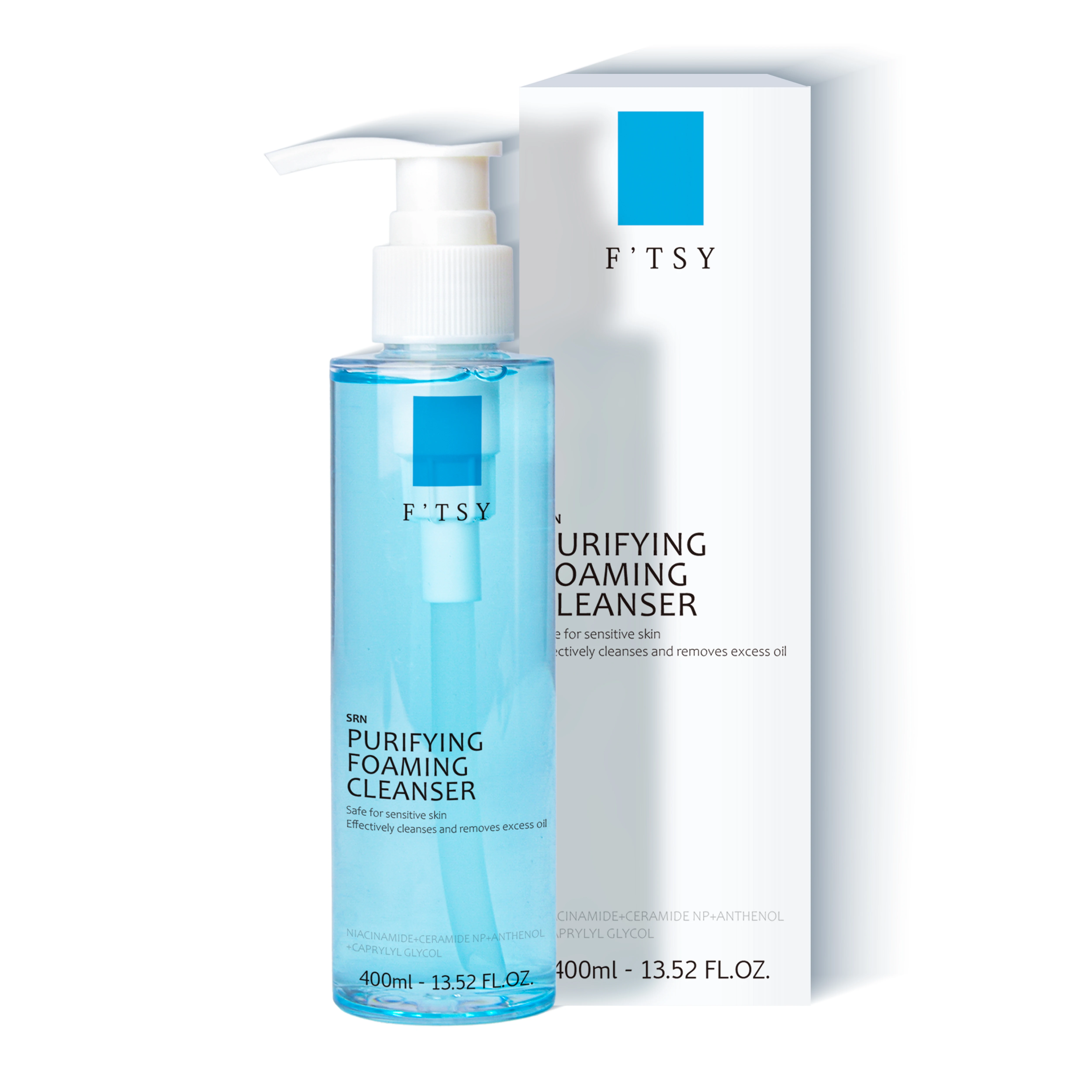 Hydrating Foaming Facial Ceramide Cleanser Beauty Cleanser Nicotinamide Facial Skin Care Set Nicotinamide Facial Cleanser Foam