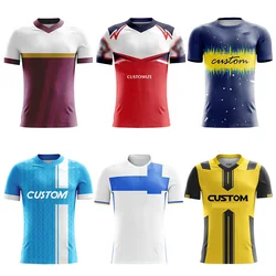 Wholesale Custom Thailand Quality Jersey Football Shirt Sublimation Polyester Cheap Soccer Uniform Set Men Soccer Wear With Logo