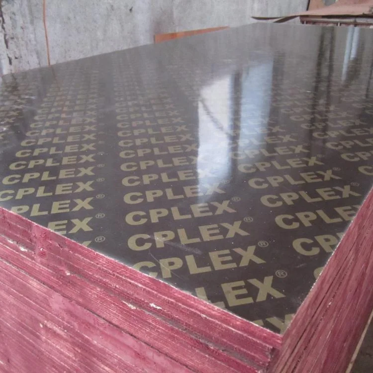 China waterproof 16mm  16.5mm 17mm 17.5mm 18mm finger joint recycled film face plywood board for dubai UAE