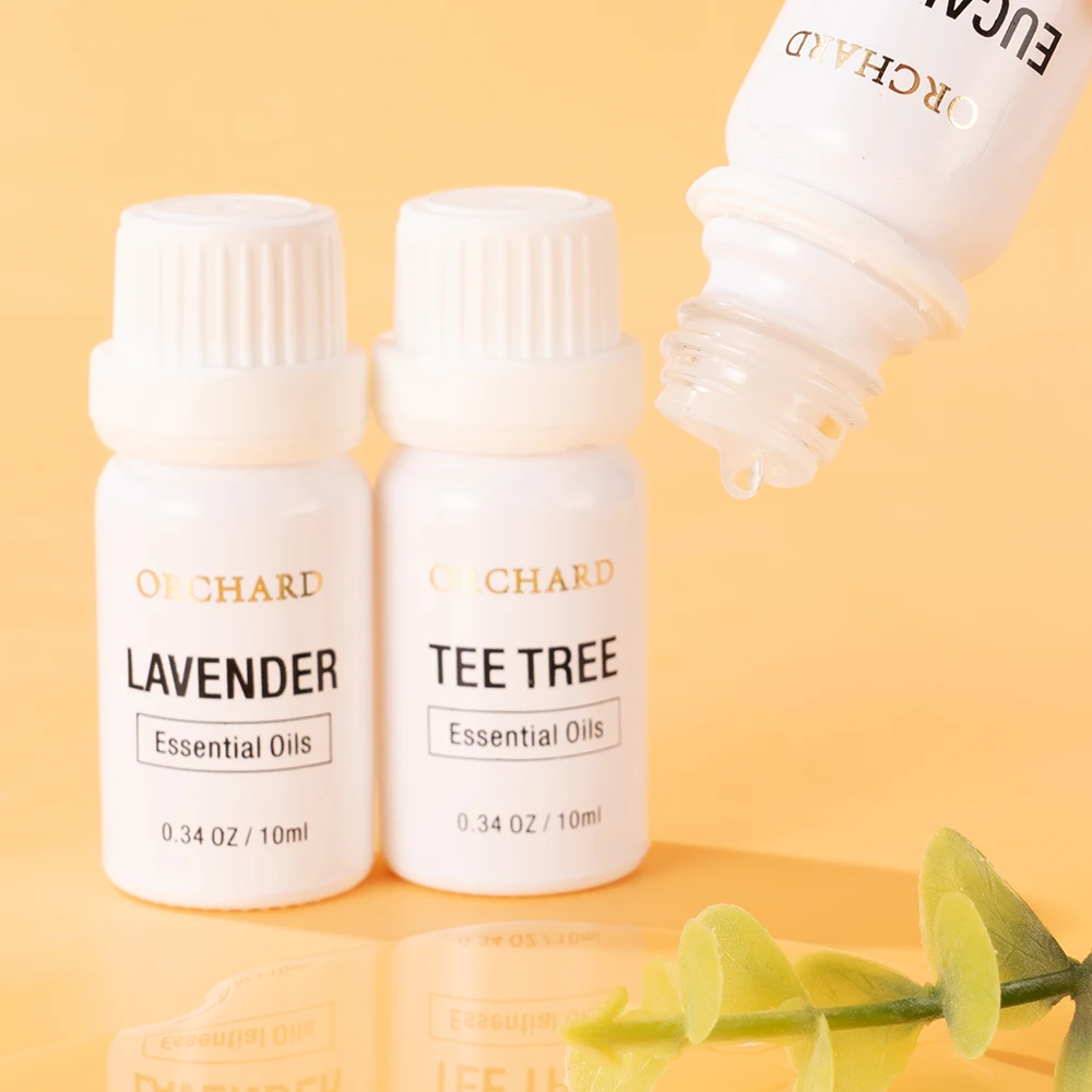 OEM/ODM Wholesale Pure Natural Aromatherapy Essential Oil Skin Massage Diffuser Eucalyptus/Tea Tree/Lavender Essential Oil Set