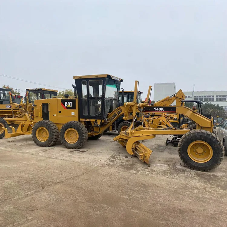 Chinese Factory Direct Sale Caterpillar CAT140K Motor Grader Hydraulic Wheel Used Graders