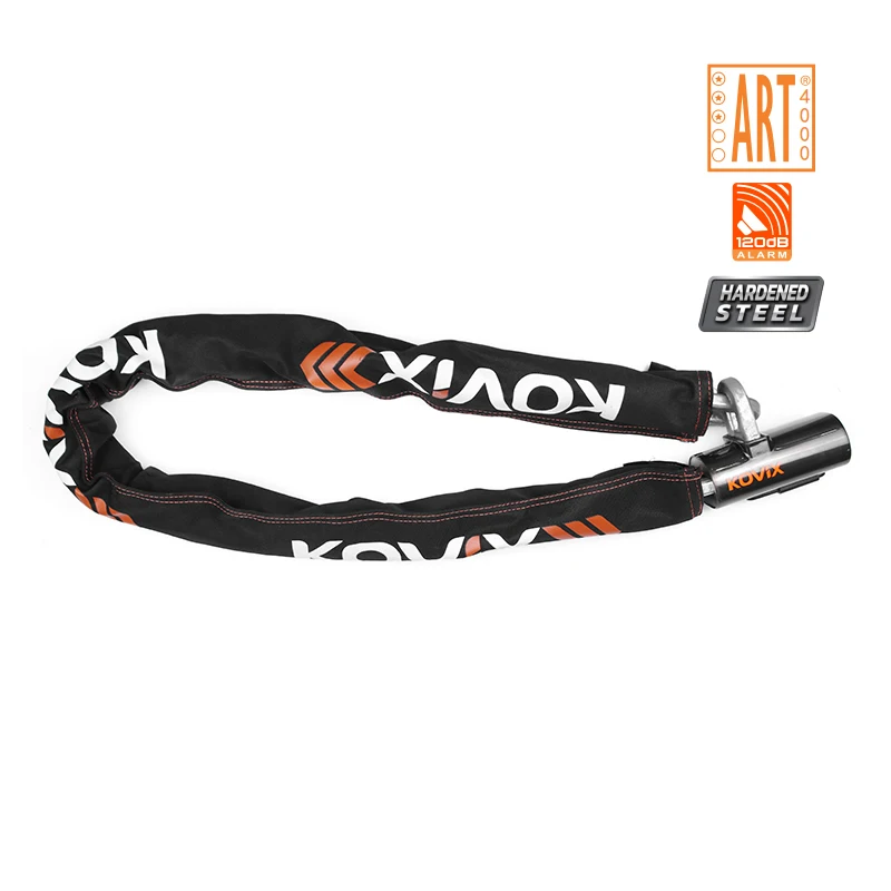 Professional manufacturing strong and durable alarm heavy chain lock security lock bicycle bicycle lock