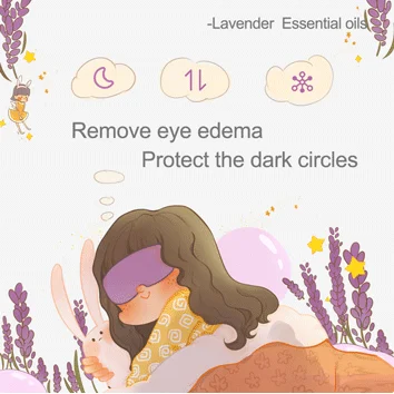 
Amazon hot selling Rose sleeping steam SPA heating eye warmer mask 
