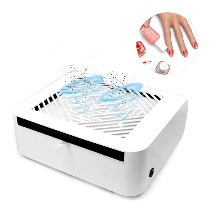 
 Пылесос с фильтром, мощный вакуумный аппарат для удаления пыли от ногтей, настольный  