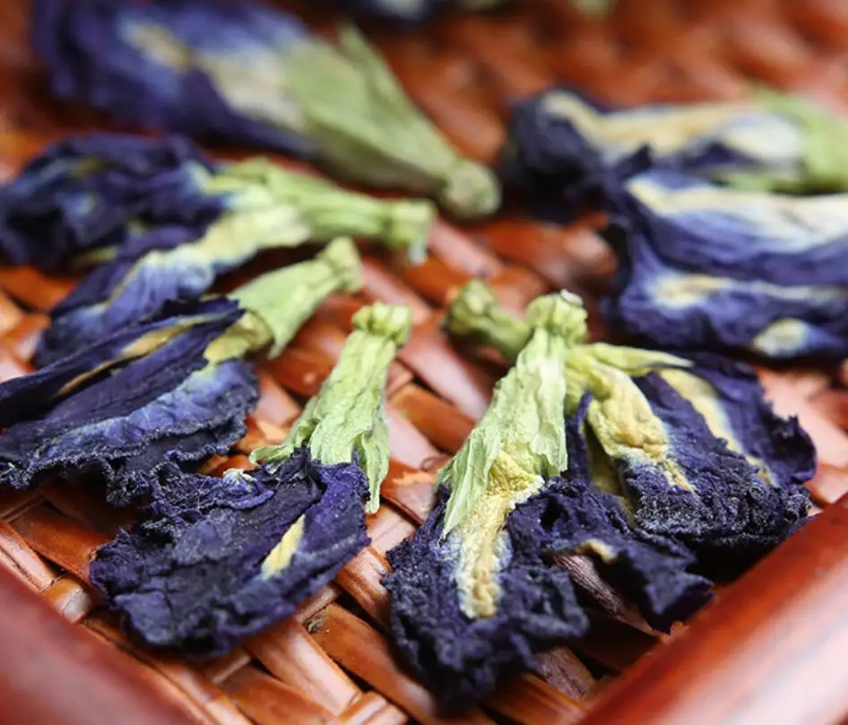 Non-Organic dry Thailand natural pure butterfly pea flowers tea