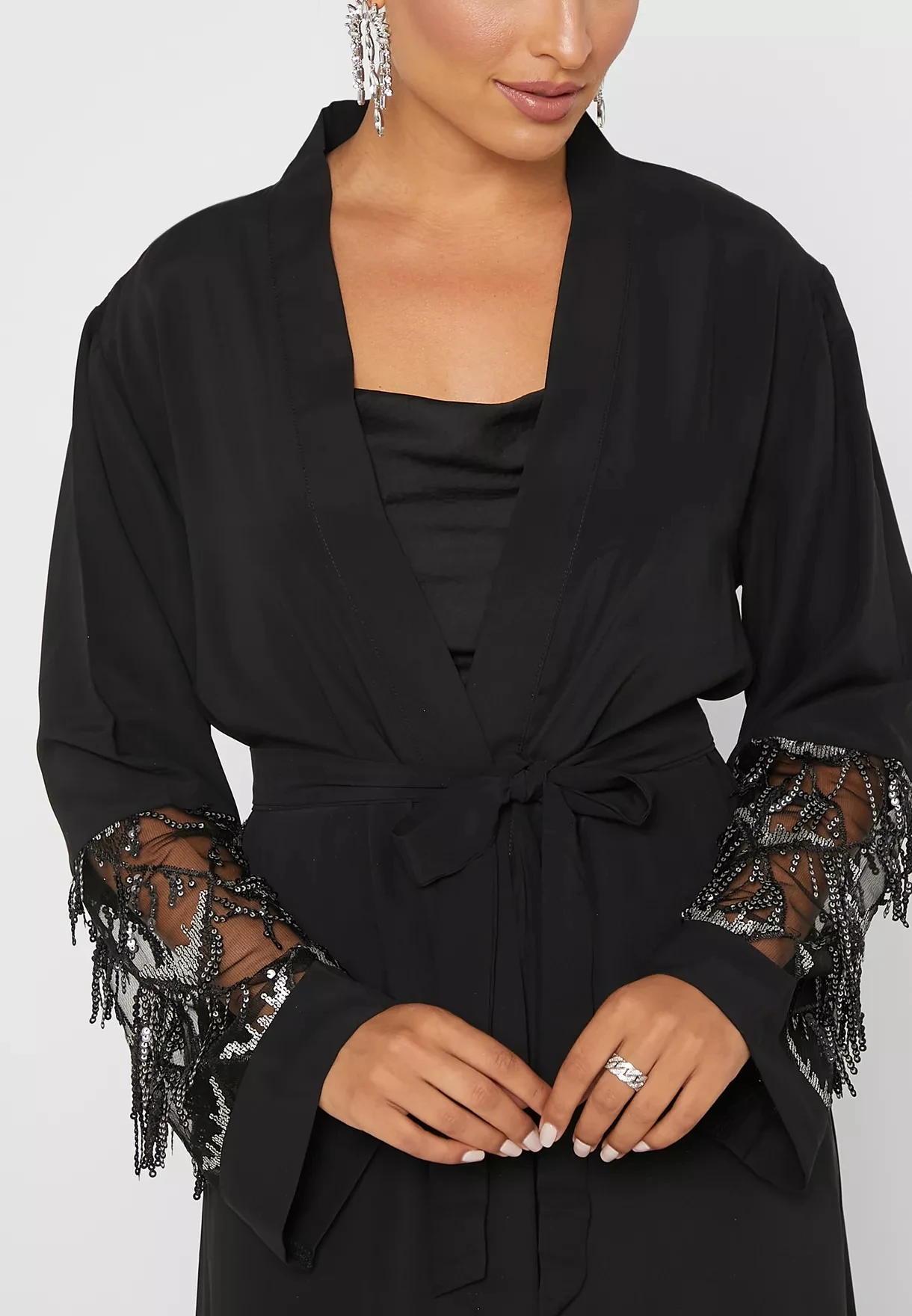 1667# Fabric Sequin Fashion Fancy Elegant Abaya Muslim Dresses Islamic Clothing Dubai Turkey Pakistan Women Dress Wedding Party