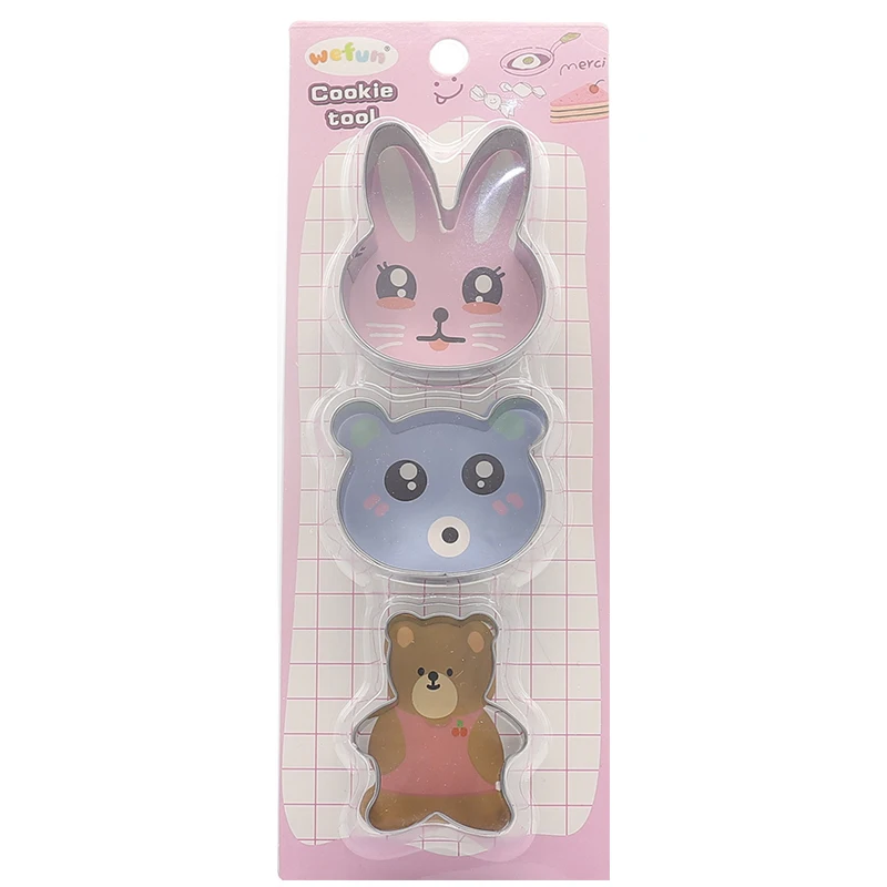 2023 New Design Stainless Steel Cartoon Shaped Dinosaur Animal Unicorn Fondant Cake Cookie Cutter Biscuit Mould