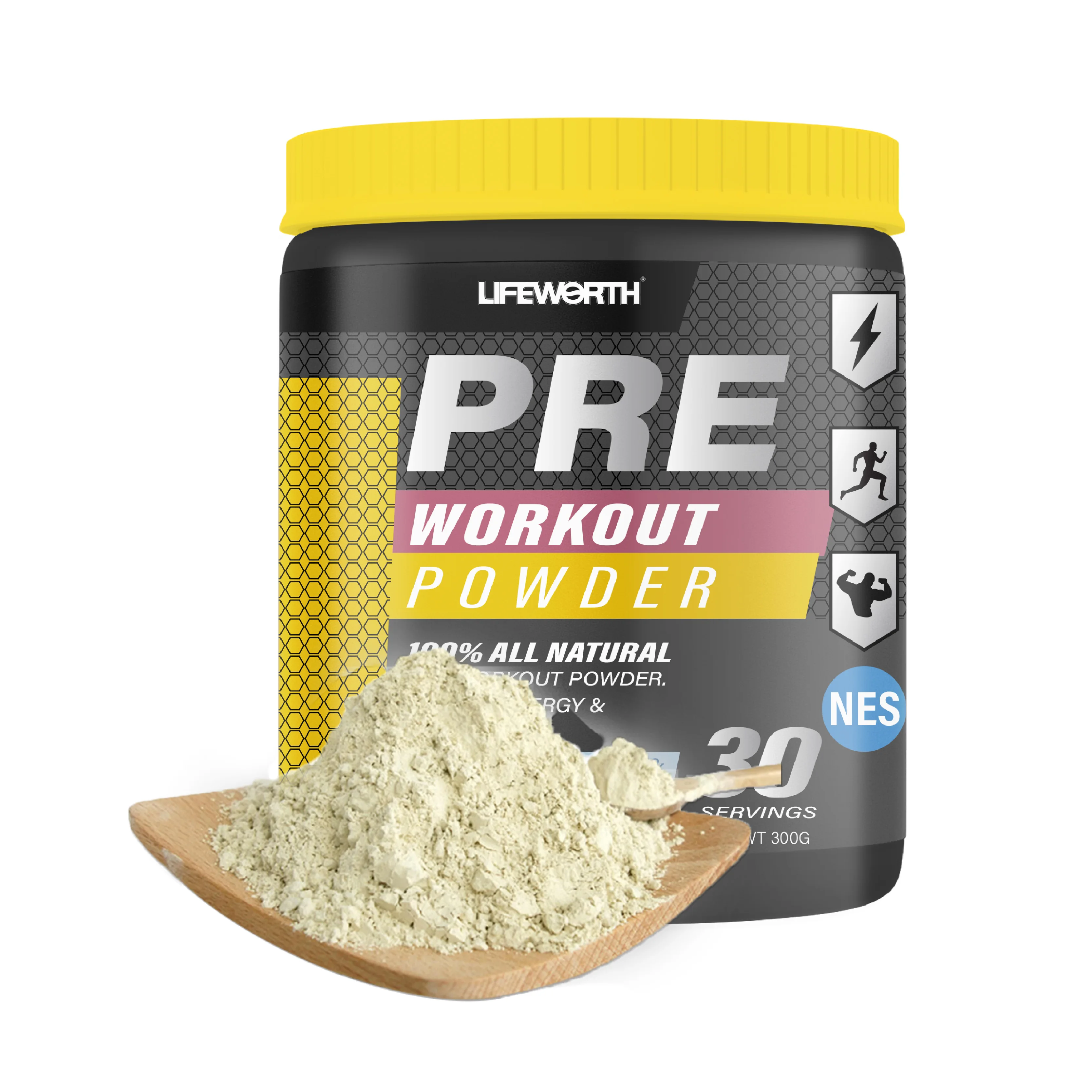 LIFEWORTH Sports Nutritional Microelement supplement Energy Drink Mix Top Speed Pre Workout Powder