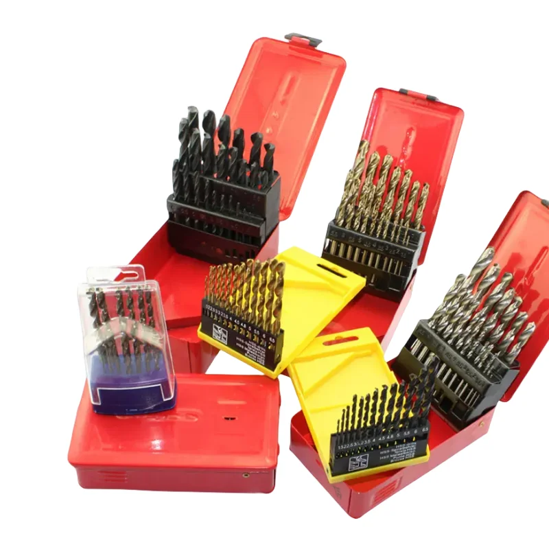 High Quality HSS Cobalt Carbide Twist Drill Bits Set for Drilling Metal