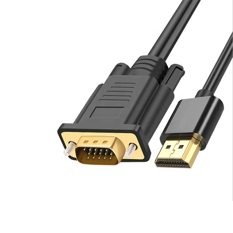 high speed hdTV to vga female cable 1.8m audio video cable