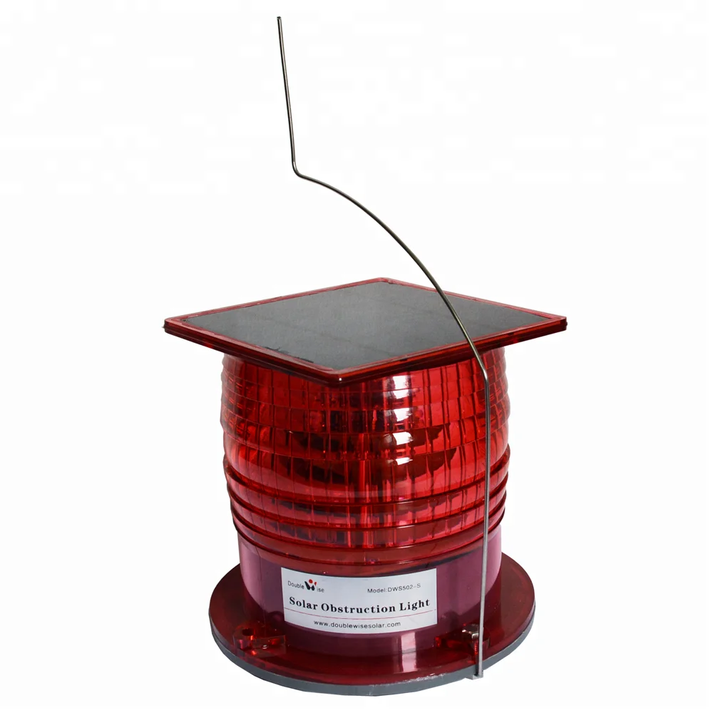 Светодио дный 810 led башня дымоход здания обструкция самолета Солнечный авиационный световой сигнал