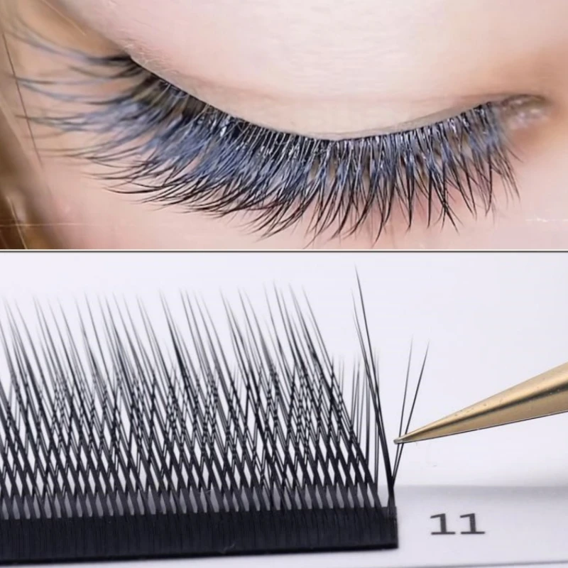 Customization YY W Shape Lash Extension Mesh Cilios Hand-woven Clover 05 07 C D Lash De Pestaas Easy Graft Cilia YY Lash