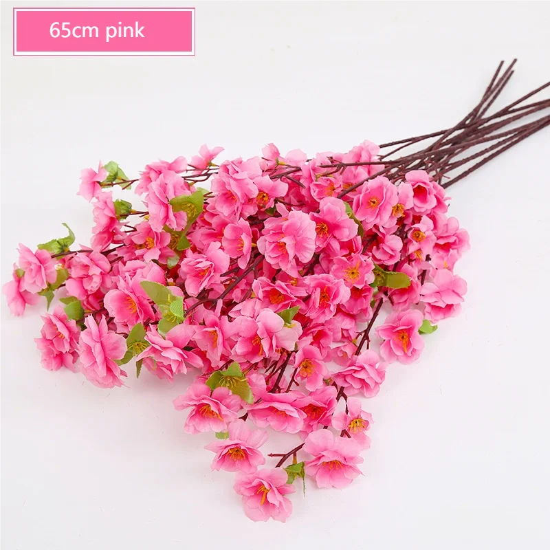 Свадебный стол в центре розового искусственного цветения вишни 65 см