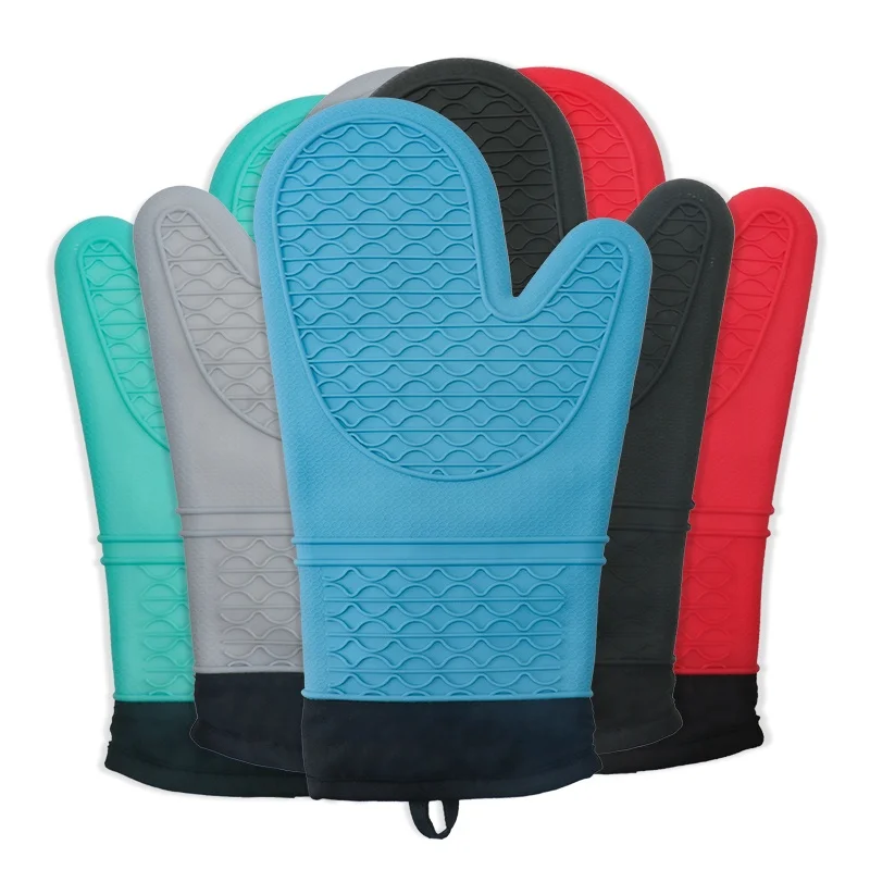 Заводская цена варежки для микроволновой печи барбекю духовки жаропрочные кухонные