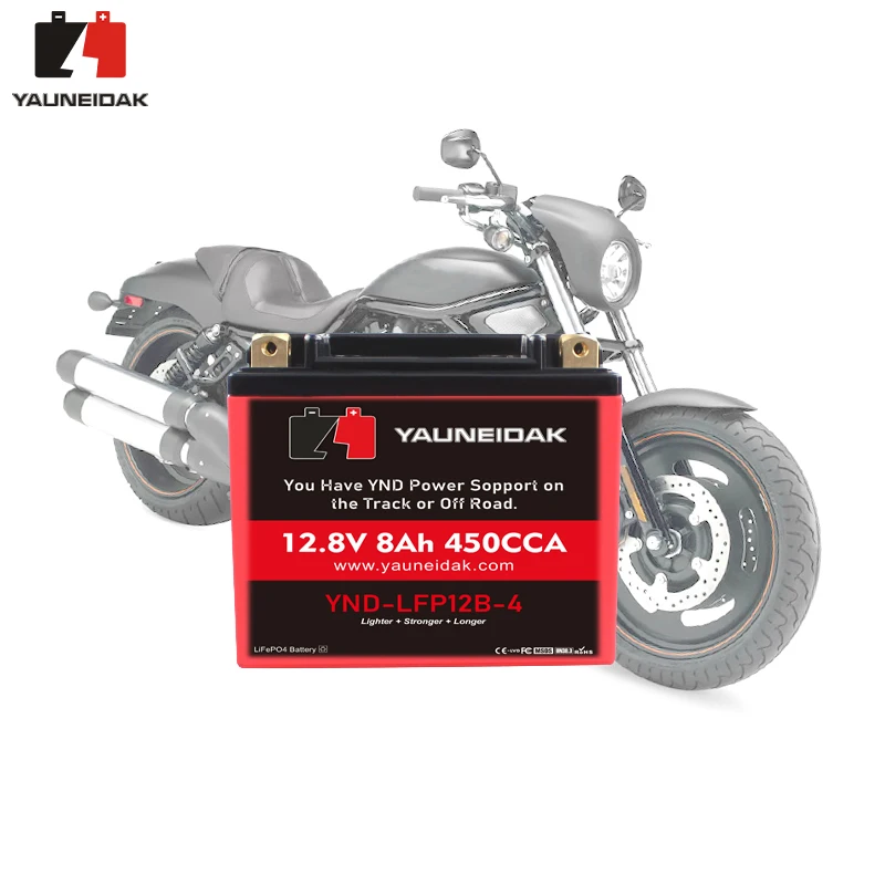 New Arrival Lithium Ion Polymer Battery 1.2v 8ah Lithium Motorcycle Battery For Motorbike Storage Battery