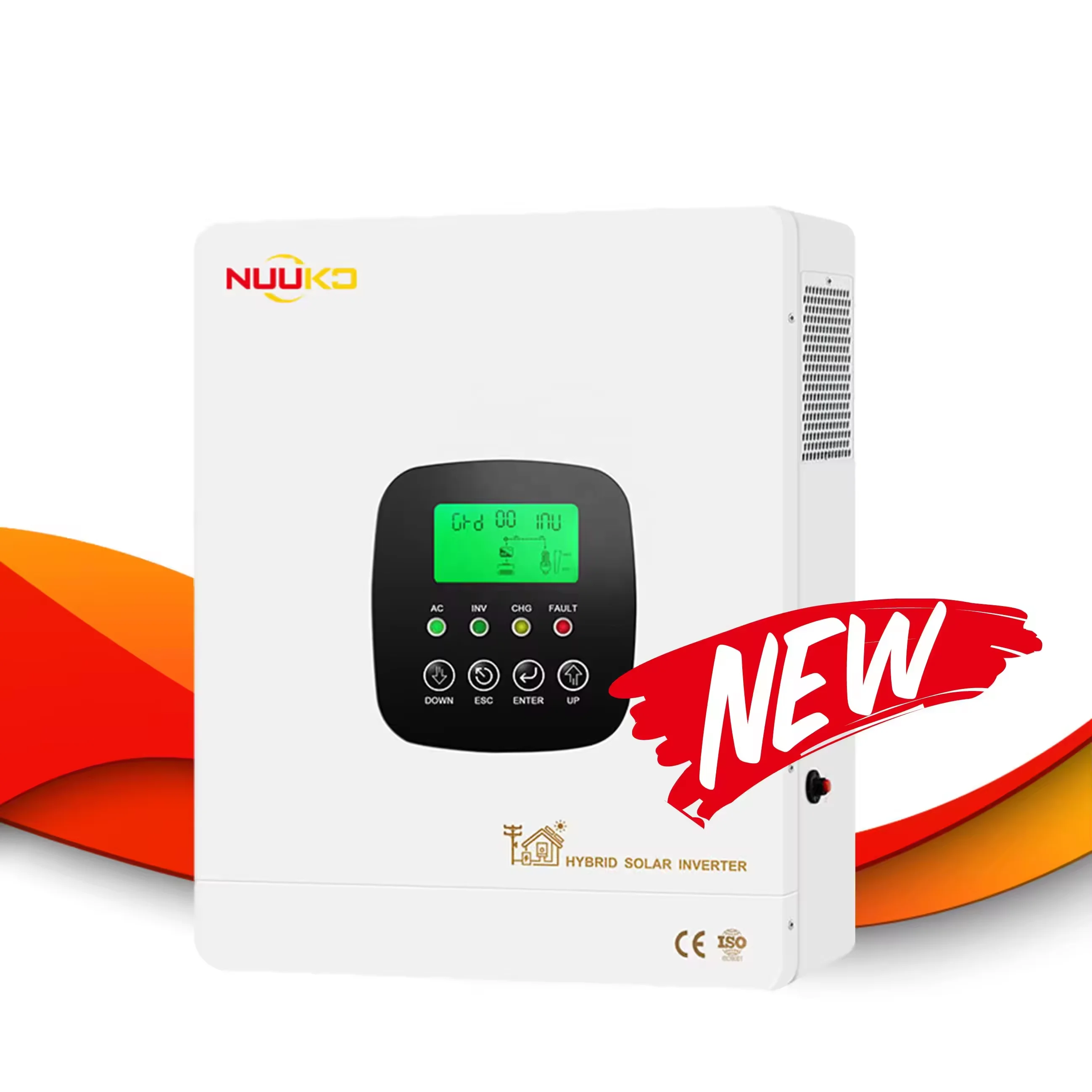 5kw 230vac 48vdc Mppt Hybrid Solar Inverter 100a Pure Sine Wave 50hz 60hz Work Without Battery Wind Turbine Generator