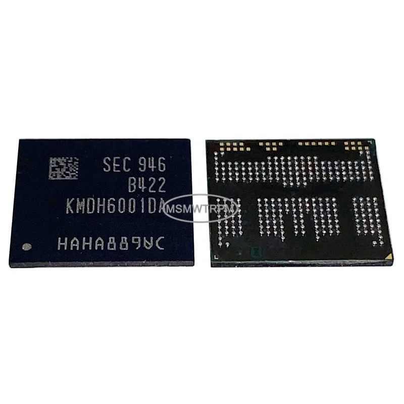 MSMWTRPM KMDH6001DA-B422 254FBGA EMCP 64+32 64GB Used Soldered balls tested OK RPMB clean empty data memory KMDH6001DA