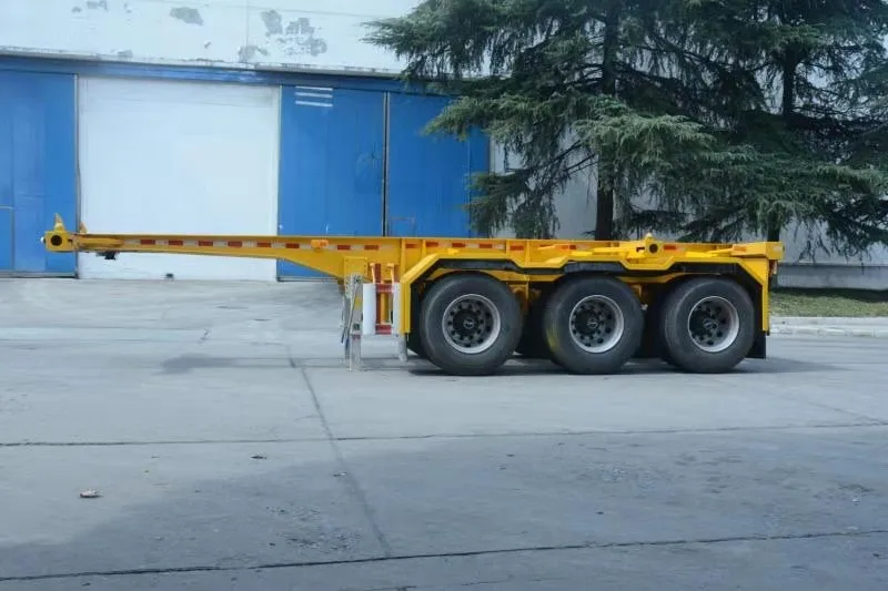 Hot Sale 20ft Cargo Platform Container Flat Bed Semi Trailer For Long Transport