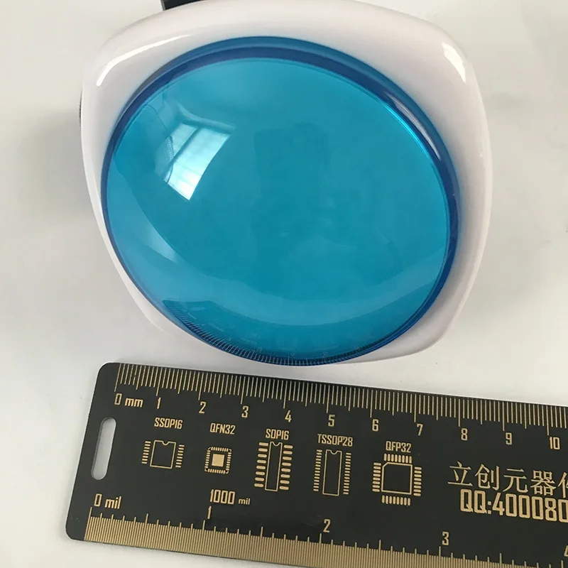 80mm round buuon square rim dome top ZIPPY RGB chip illuminated automatic reset push button switch