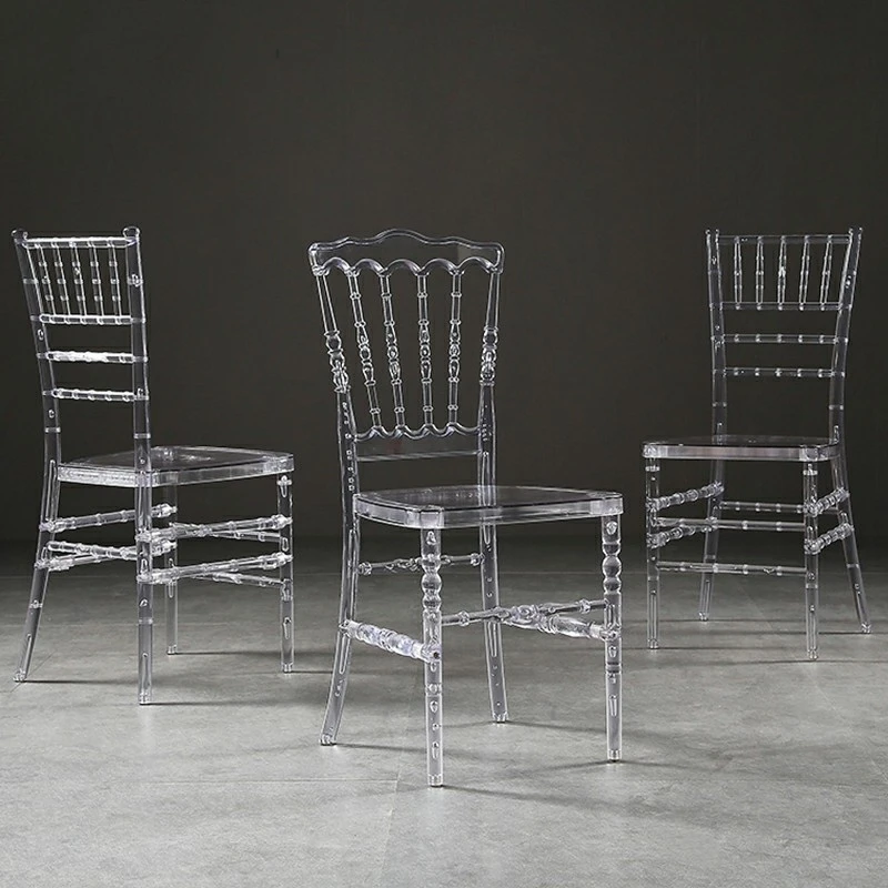 wholesale transparent wedding tiffany chairs plastic crystal acrylic outdoor chair