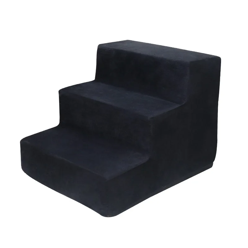2/3/4/5 Tiers Non Slip Bottom Removable Eco Friendly Dog Ramp for Bed High Density Foam Dog Cat Stairs