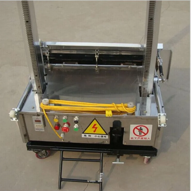 800/1000mm 220V rendering wall painting machine Cement Spray Machine For Sale Automatic Wall Plastering Machine