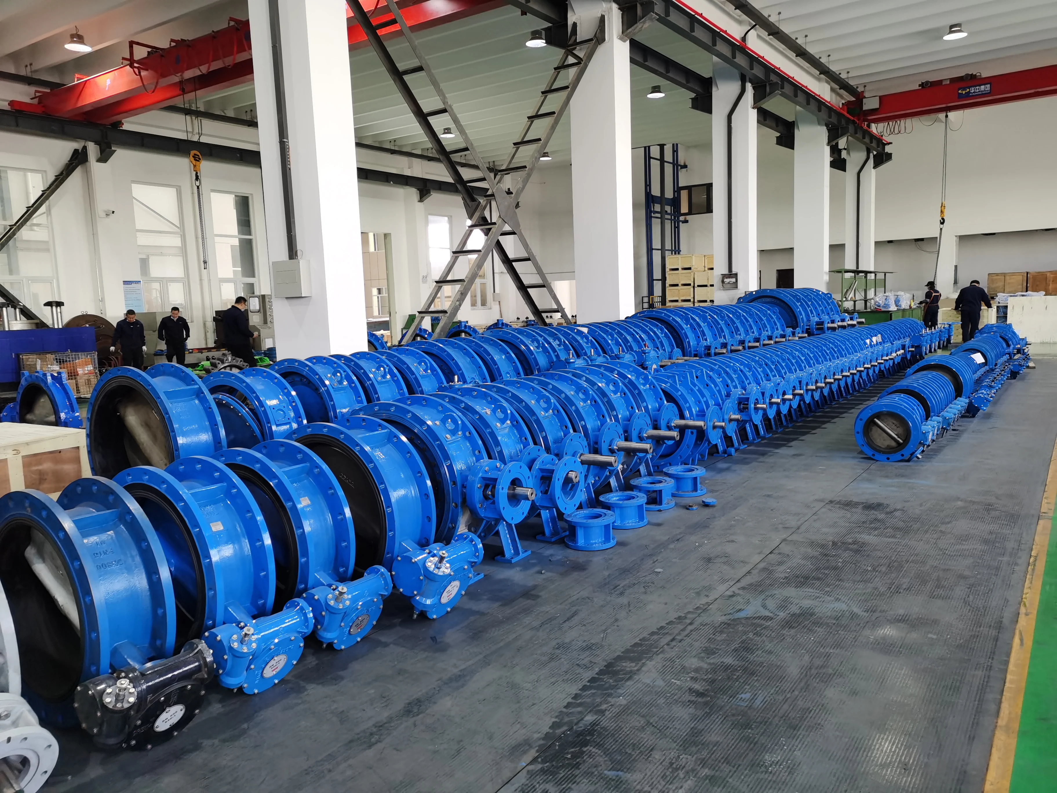 Series 13 ductile iron GGG40 A536 A359  Double eccentricity butterfly valve with PN10 PN16 ANSI 150