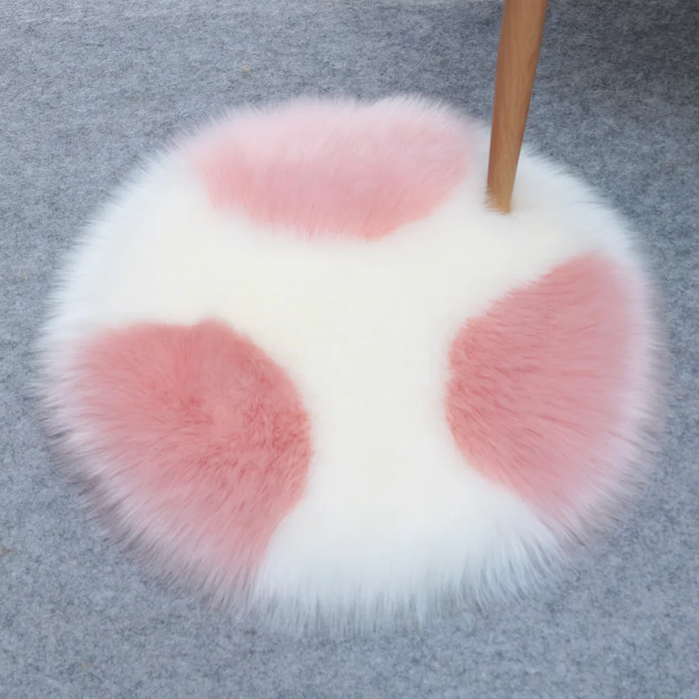 Ковер из искусственной овчины ковер шерсти в скандинавском стиле искусственного меха современный минималистичный плюшевый коврик