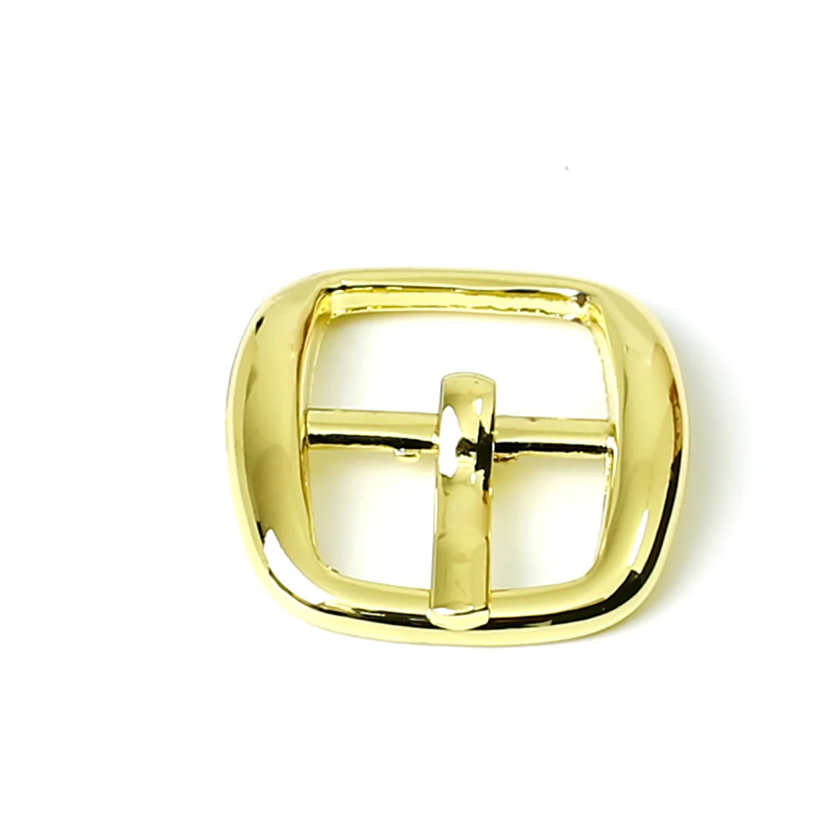 simple design gold plated metal shoe buckle small pin belt buckles strap for sandal decorative buckle parts