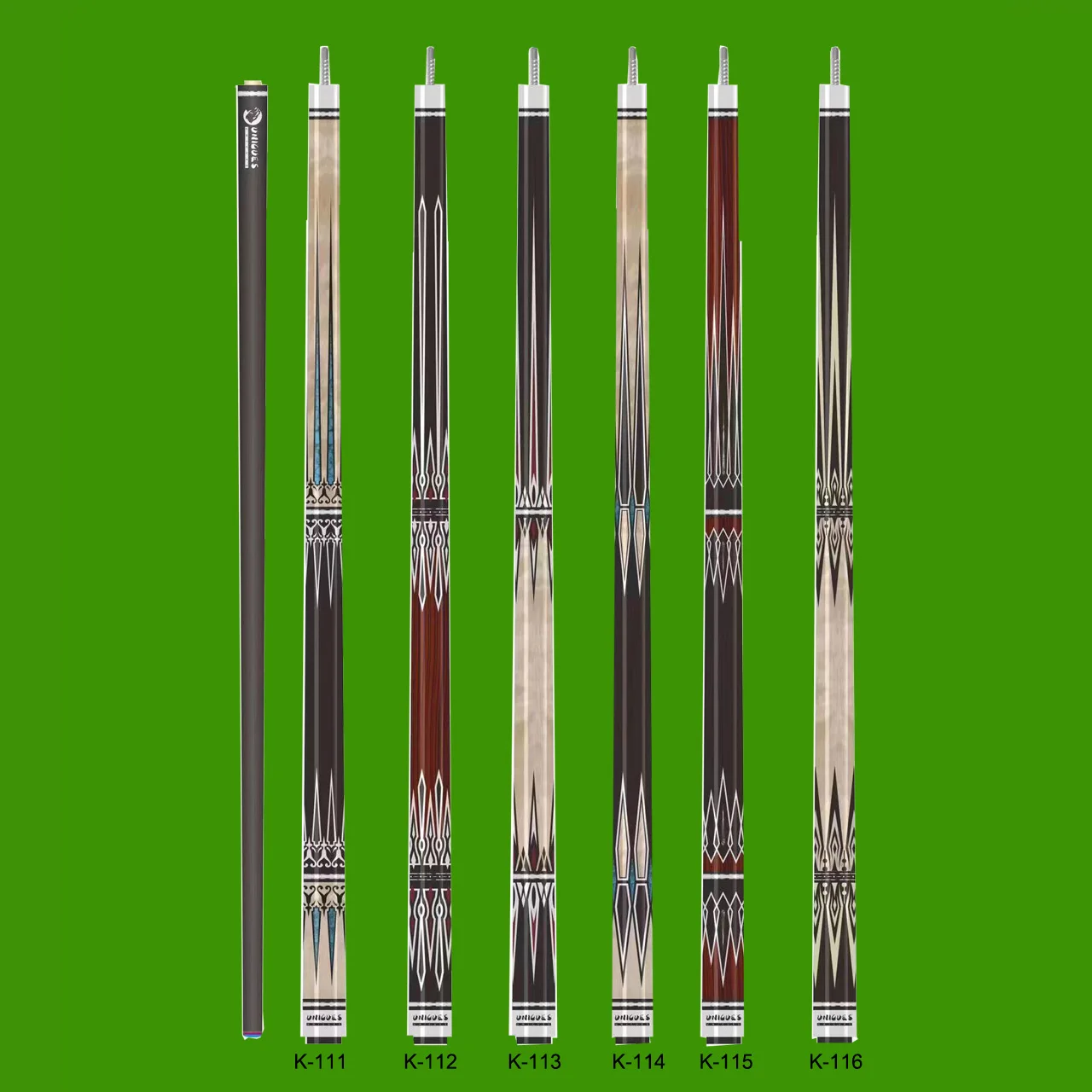 New style snooker & billiard pool stick billiard cue for taco de pool inlay carom sneaky tacos de billar radial joint