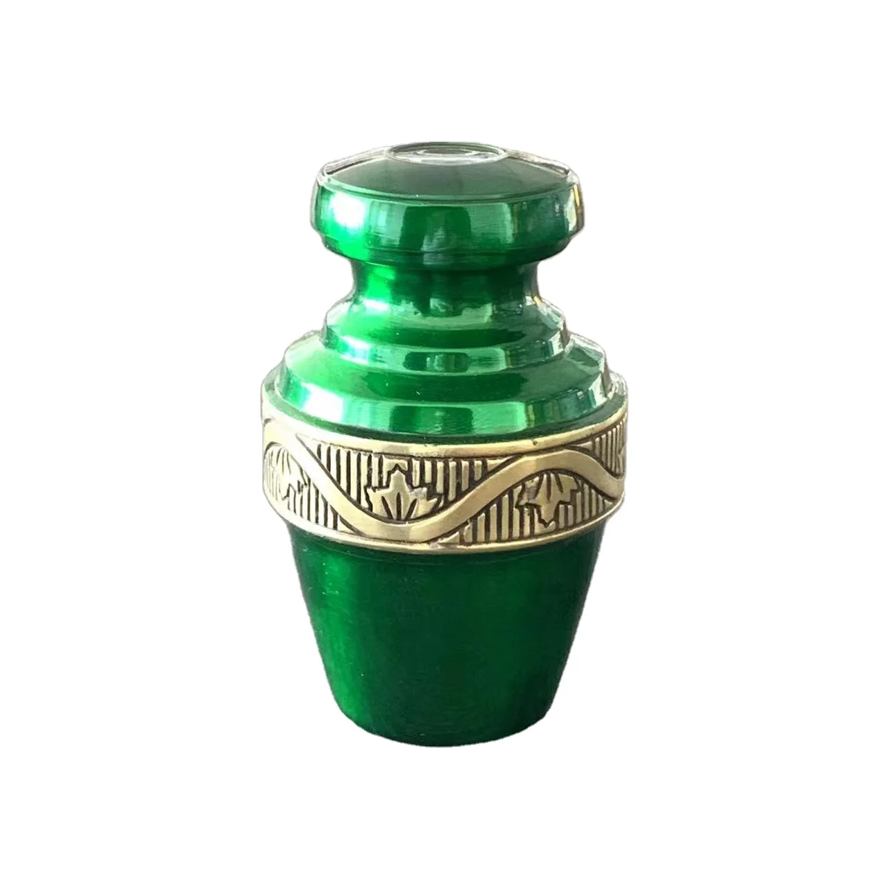 Маленькая алюминиевая урна для кремации сувенира миниатюрная металлическая похоронная домашних животных или людей