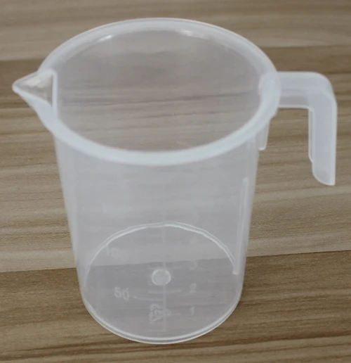 BPA free food grade 100ml 250ml 500ml 1000ml 2000ml 3000ml 4000ml 5000ml  plastic kitchen lab measuring cup set