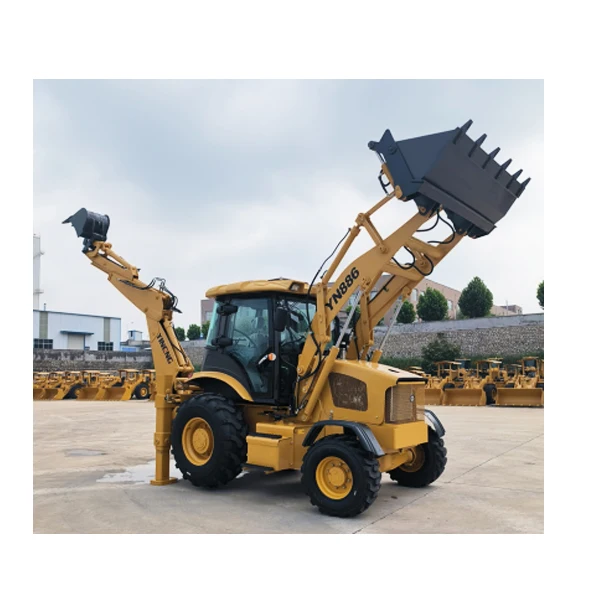 Экскаватор-погрузчик 8200 кг 74KW 1 0 CBM ковш Экстра длинная рука OEM поддержка экскаватора-погрузчика