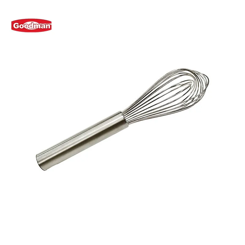 Kitchen Gadget Smallware  Bakery Cake Tool Sauce Stirring Milk Cream Mixing Whipper Stainless Steel Manual Egg Beater Whisk