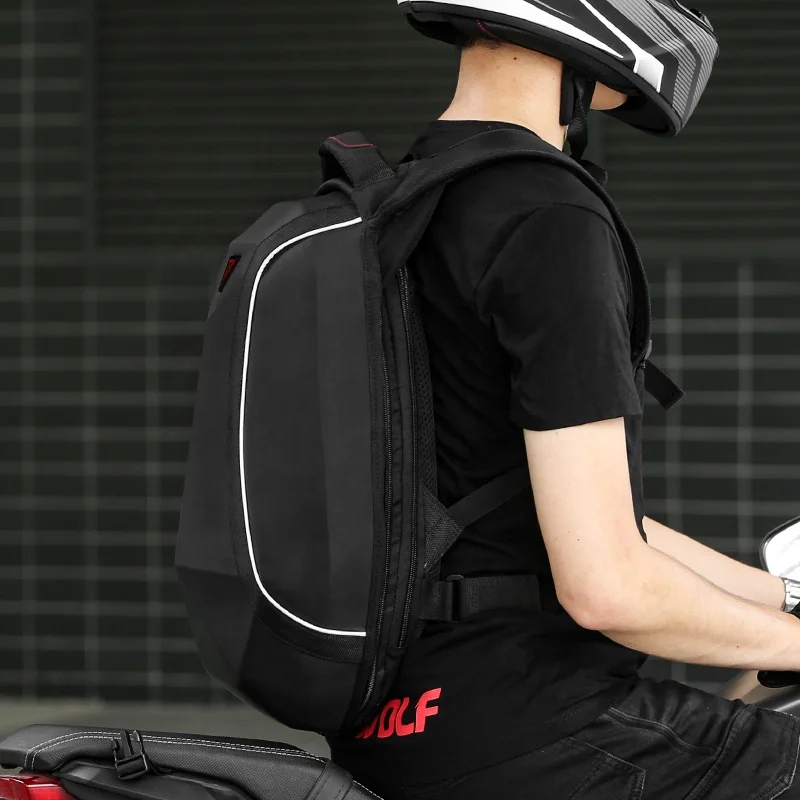 Motowolf, оптовая цена, вместительный Высококачественный жесткий защитный рюкзак для компьютерного шлема, рюкзак для мужчин