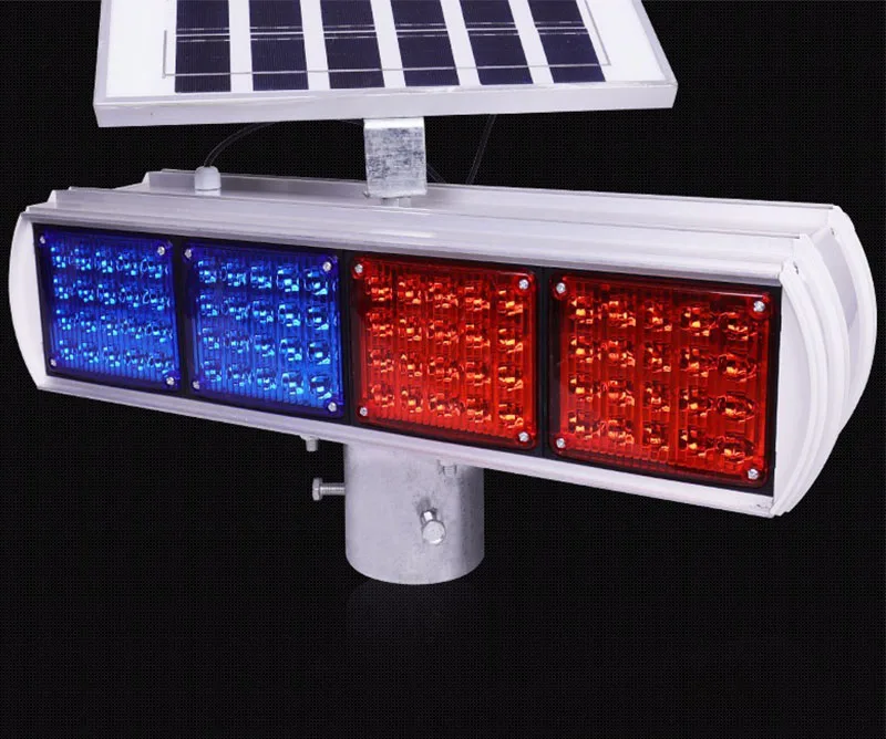  Solar Led Road Flashing Traffic Warning Lamp Flash