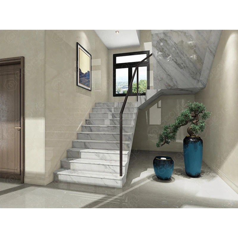 Wholesale China White Grey Himalaya Marble Slab For Indoor Wall And Floor Tiles