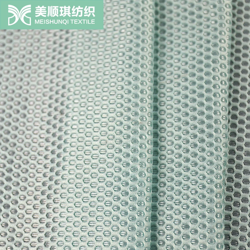 Low stretch yarn thin durable 3d sandwich mesh fabric for seat Stroller mat car seat cloth bag pillows