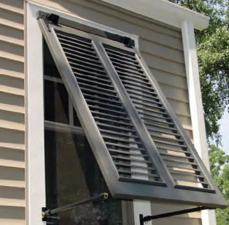 Black Shutter Dog Holders 6.5 Inches Long Antique Decorative S Style External Shutter Tieback Hardware Including Mounting Screw